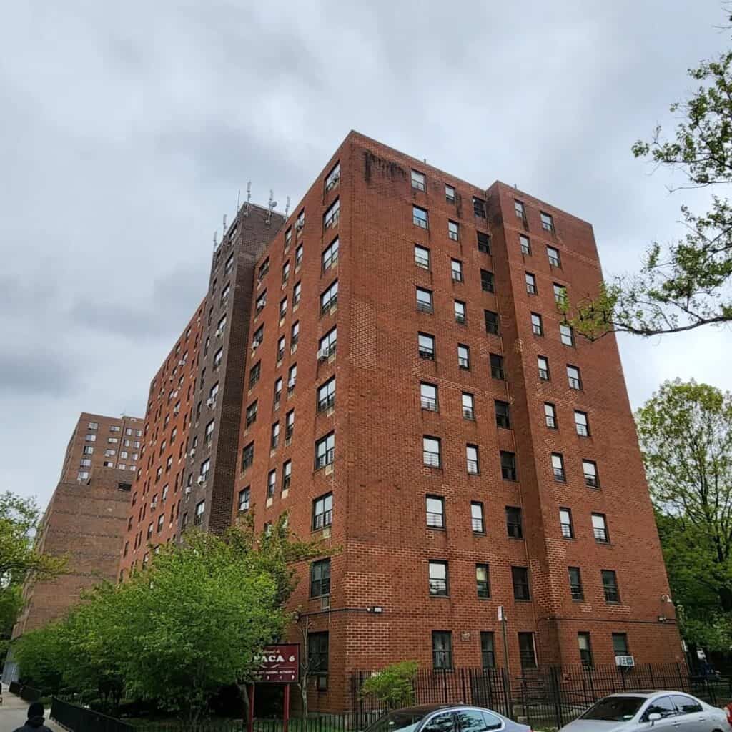 Large brick multifamily apartment building in Central New York